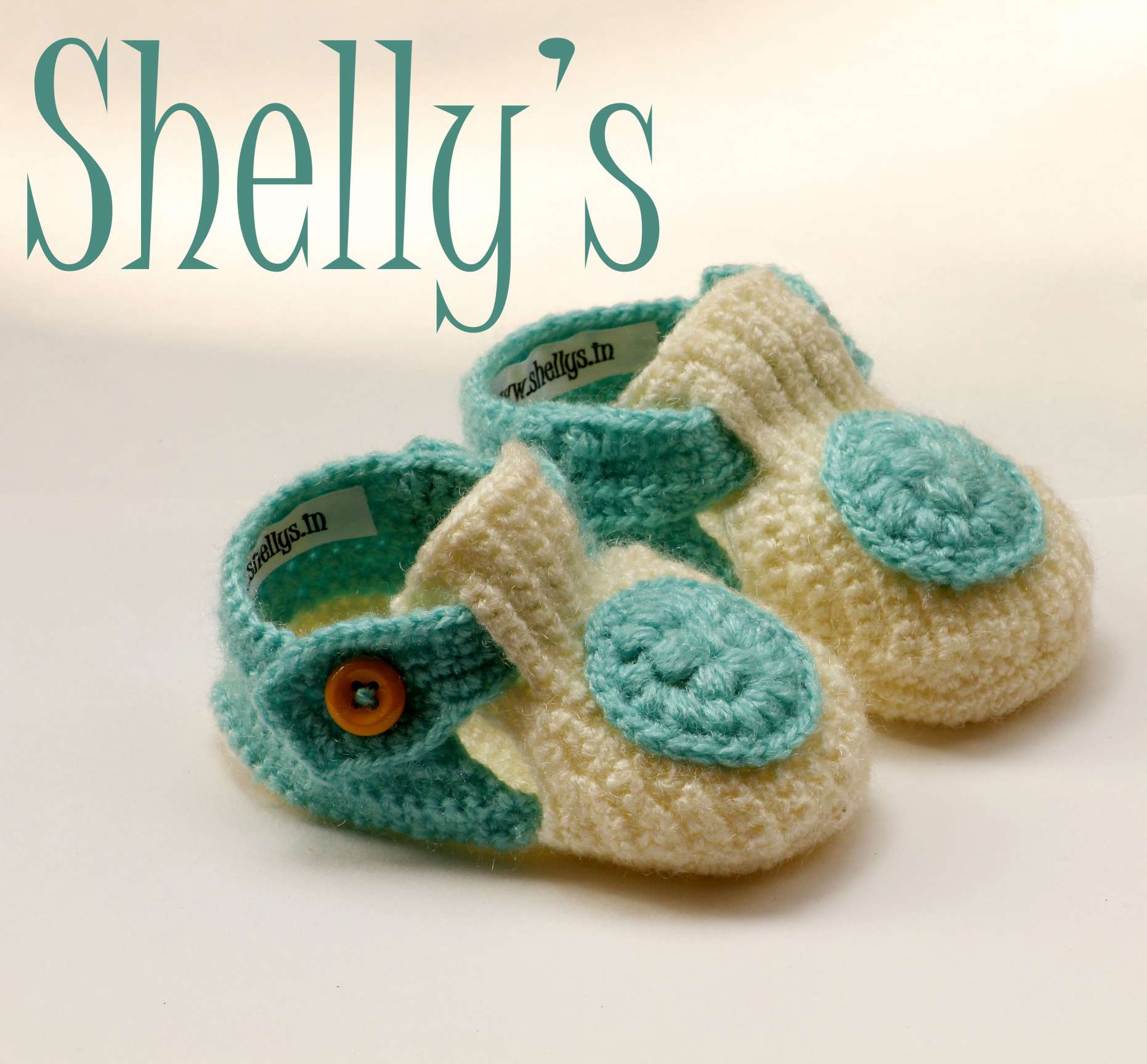 Boots - Tiffany Blue and Off White 